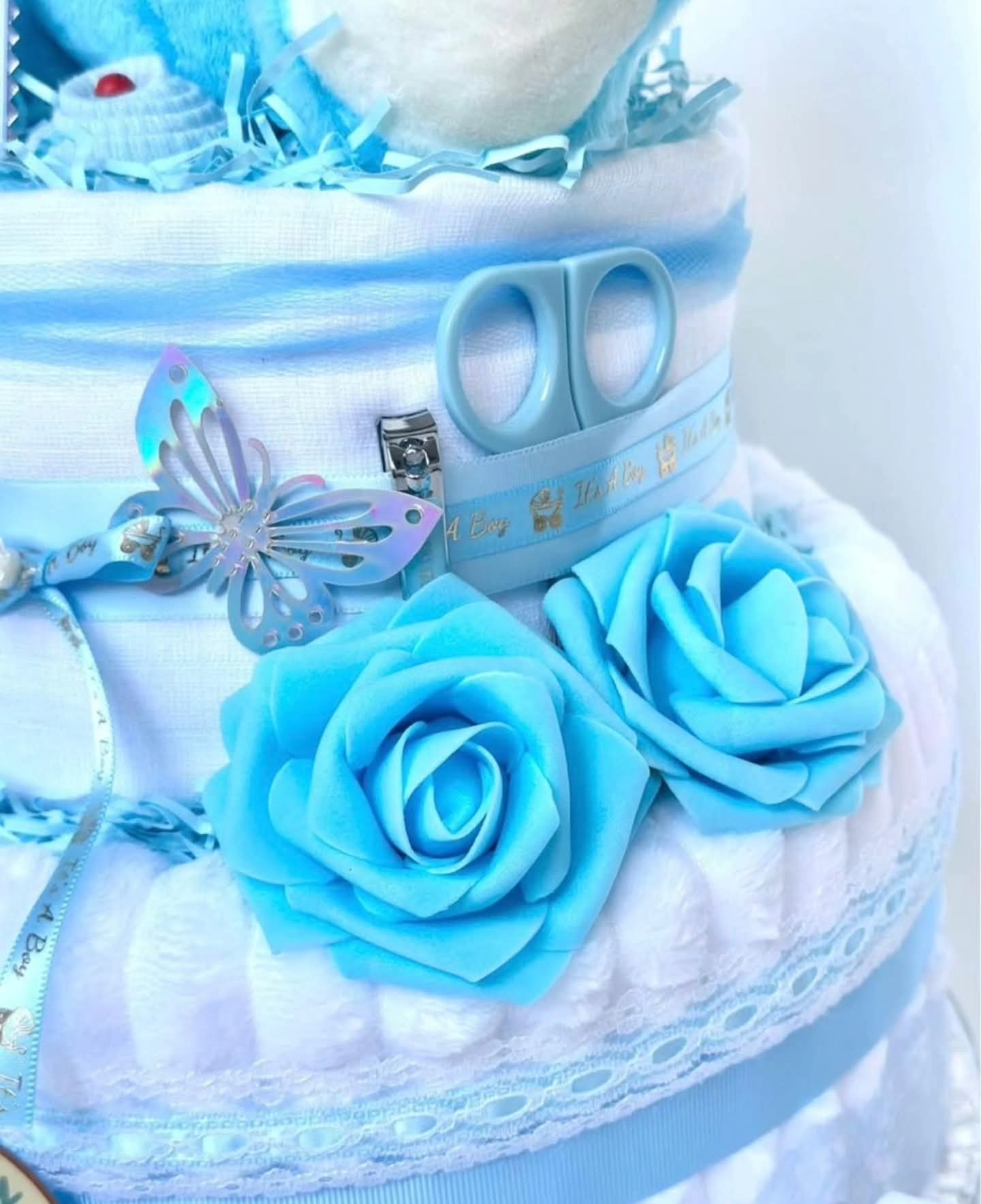 Luksus Blelagkage “It’s a Boy” – Eksklusiv Babygave